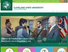 Tablet Screenshot of csuohio.edu